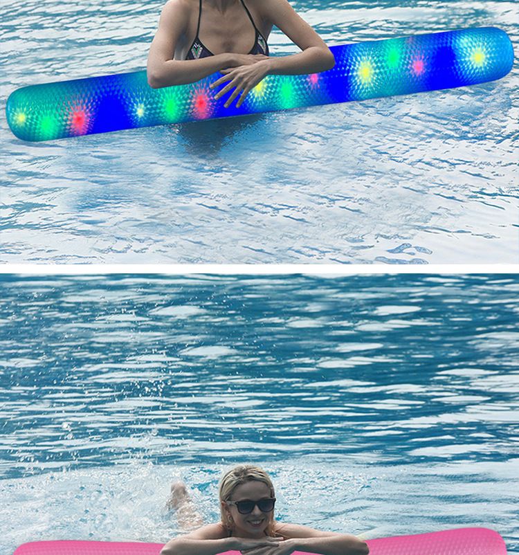 Aufblasbare Schwimmliege - Klappbare Rückenlehne mit Mesh-Netz für Pool, See & Strand_voghion.com