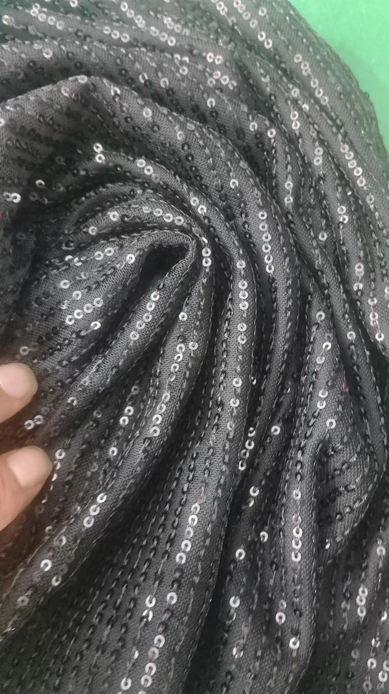 Women's Clothing Sparkling V-Neck Vest Top - Elegant Sequin Summer Casual Blouse With Stretchy Comfort In Multiple Colors & Sizes (Black, Champagne )_voghion.com