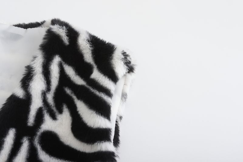 Débardeur court en fourrure imprimé léopard pour femme, haut d'automne et d'hiver_voghion.com
