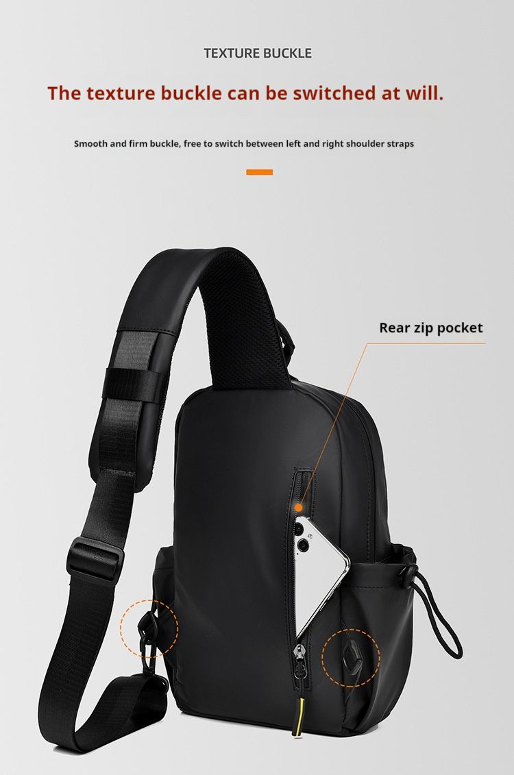 Nuovo marsupio da uomo, borsa a tracolla casual alla moda, zaino piccolo di grande capacità per sport all'aria aperta, borsa a tracolla alla moda_voghion.com