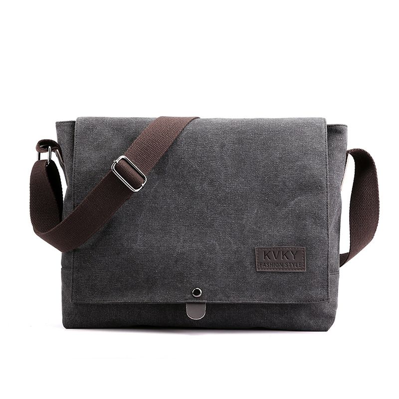 Borsa a tracolla da uomo in tela, borsa a tracolla casual, zaino alla moda_voghion.com