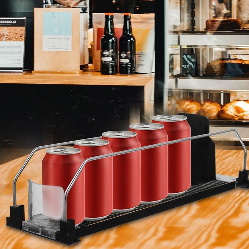 Organizer per lattine per bevande, supporto scorrevole, distributore di bottiglie d'acqua, distributore di bevande gassate, distributore di birra, distributore di bevande gassate ..._voghion.com