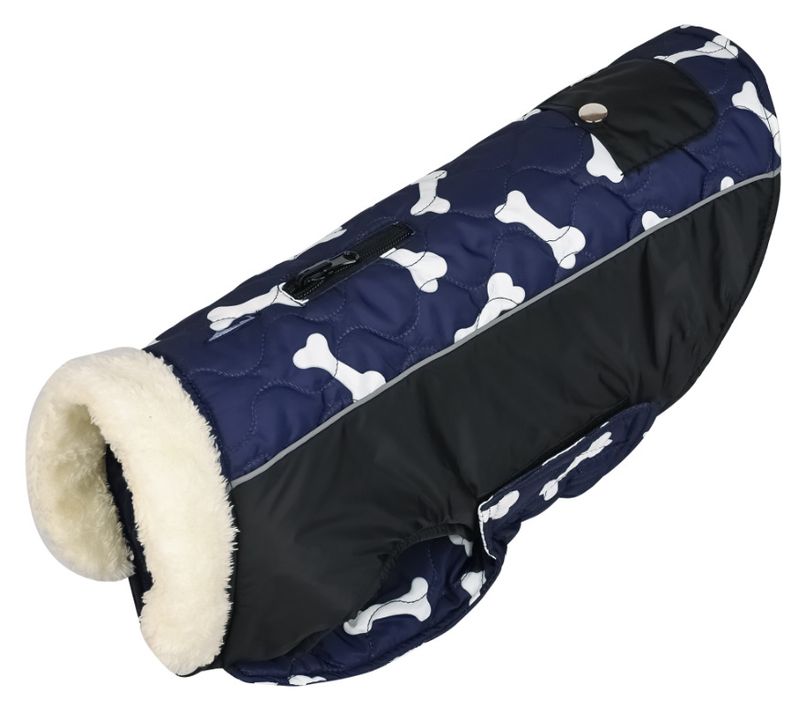Pocket new pet clothes autumn and winter dog clothes vest cotton coat double sided wearable dog clothes coat clothing_voghion.com