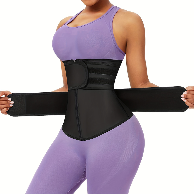 Bestel een maat groter, ademende neopreen tailletrainer, trimmerriem, lichaamsvormkleding voor dames_voghion.com