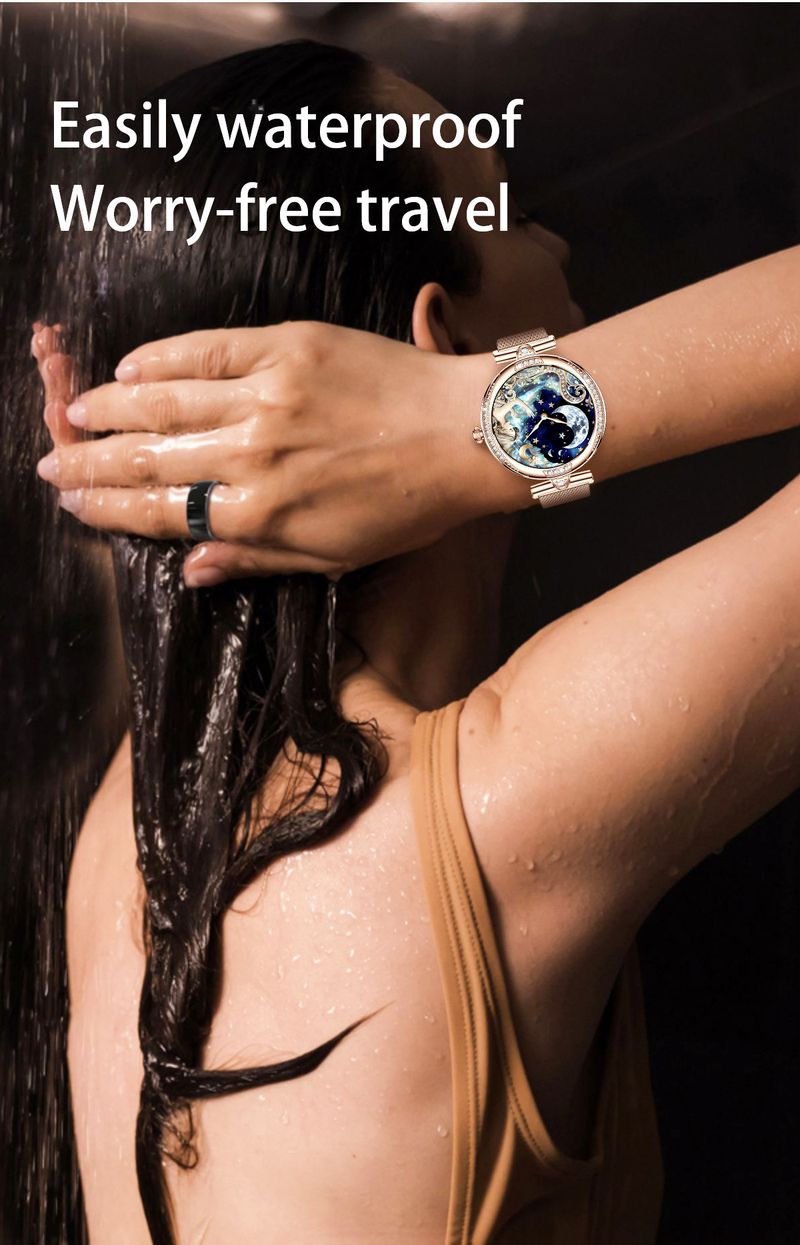 NX17 Pro Smart Watch Damen Bluetooth Anruf Herzfrequenz_voghion.com