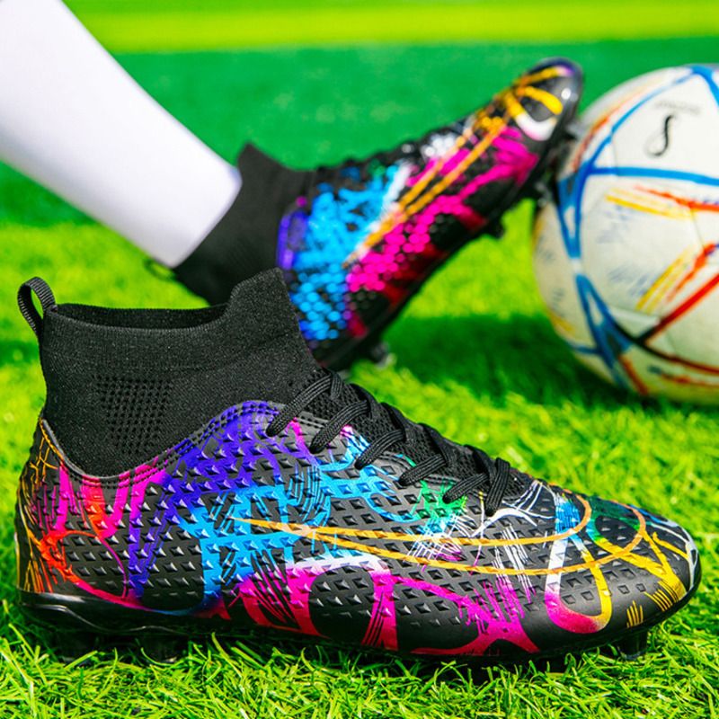 Hochwertige Herren-Fußballschuhe Neue hochwertige Fußballschuhe mit langen Spikes und gebrochenen Spikes für Damen im Freien Sportschuhe EU35-46_voghion.com