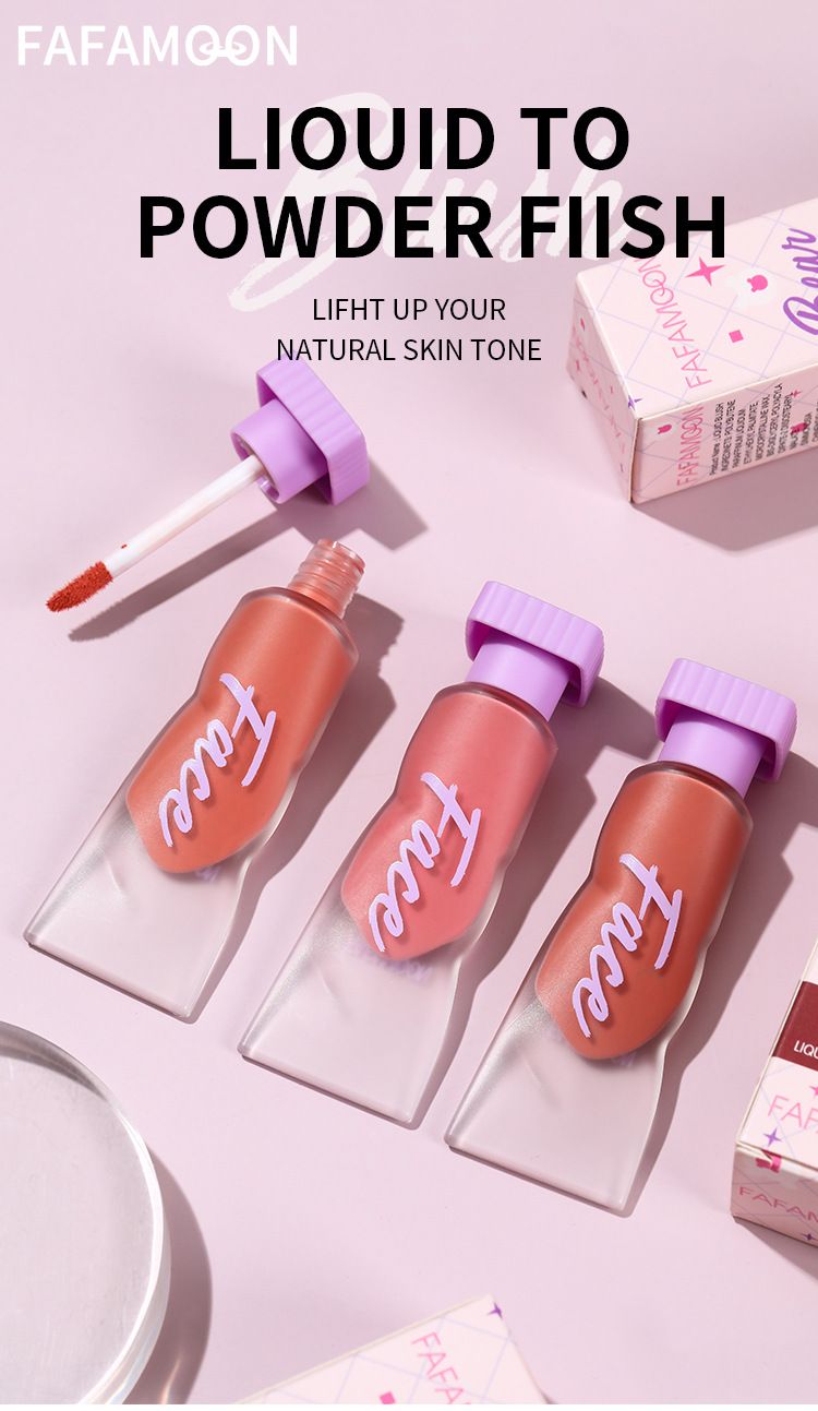 Rougecreme Flüssiges Rouge Rouge Schlamm Aufgedunsenes Rouge Feuchtigkeitsspendend Leicht zu färben Nebelgefühl Nude_voghion.com