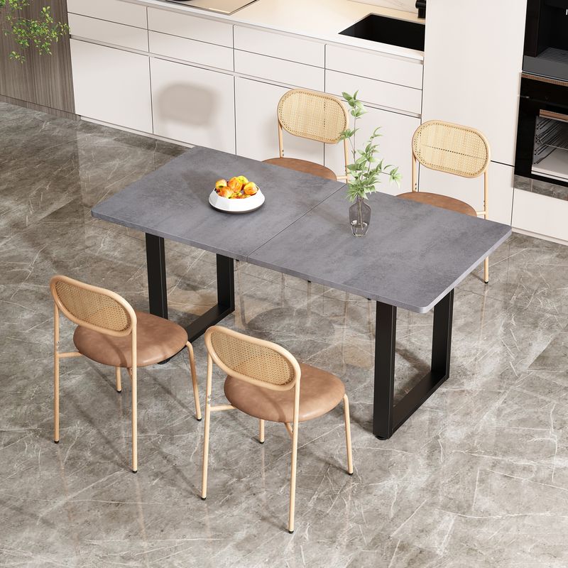 Esstisch Industriestil Aus Eisen, Grau_voghion.com