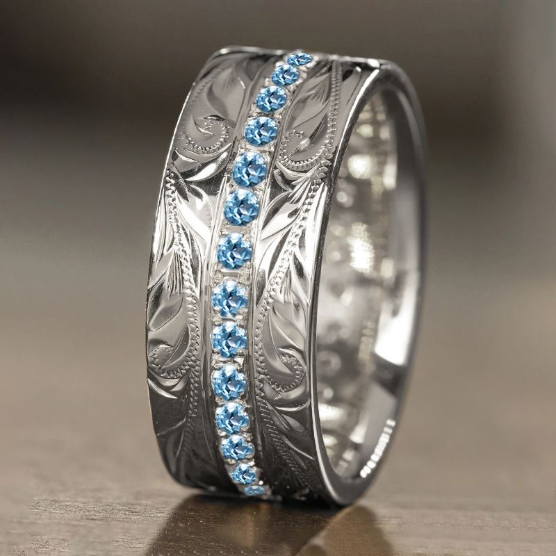 Cao Shi 2024 Wedding Wheat Ear Finger Fashion New Male Female Same Style Ring_voghion.com