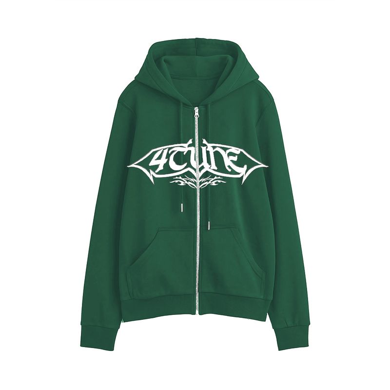 Felpa con cappuccio Harajuku Y2K autunnale con cerniera e farfalla, manica lunga, stampa ampia, giacca con cappuccio da donna_voghion.com