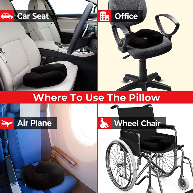 Stück Donut 1 Sitzkissen Schmerzlinderung Memory Foam Stuhlkissen Anti Hämorrhoiden Auto Büro Sitzkissen Ma_voghion.com