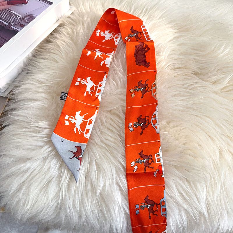 Piccola fascia per capelli personalizzata con decorazione in gelso, fascia per capelli da donna, sciarpa di seta a striscia lunga e stretta, nastro all'ingrosso, nuovo_voghion.com