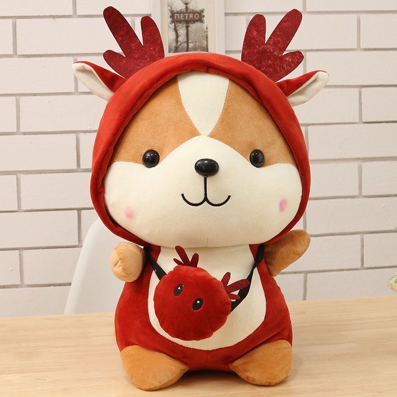 Cute Squirrel Soft And Plush Toy For Kids Dinosaur Dressup And Included Costume Bee_voghion.com