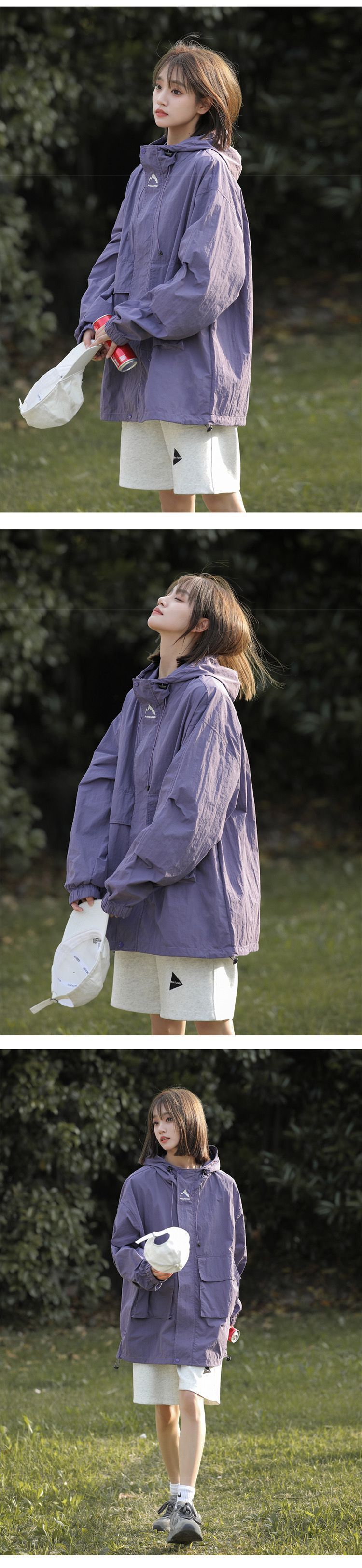 Sonnenschutz für Männer im Sommer, dünn und gutaussehend, funktionelle Sturmjacke für den Außenbereich, Sonnenschutz mit Kapuze für die amerikanische High Street_voghion.com