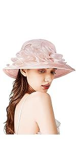 Wide Large Brim Sun Hat Summer UV Protection Thin Hat 2 In 1 Beach Sun Hat_voghion.com