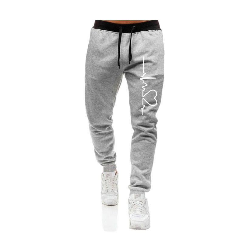 Herrenmode Print Lange Hosen Herbst und Winter Fleece Casual Jogginghose Bottoms mehrfarbig Jogging Fiess Sports_voghion.com