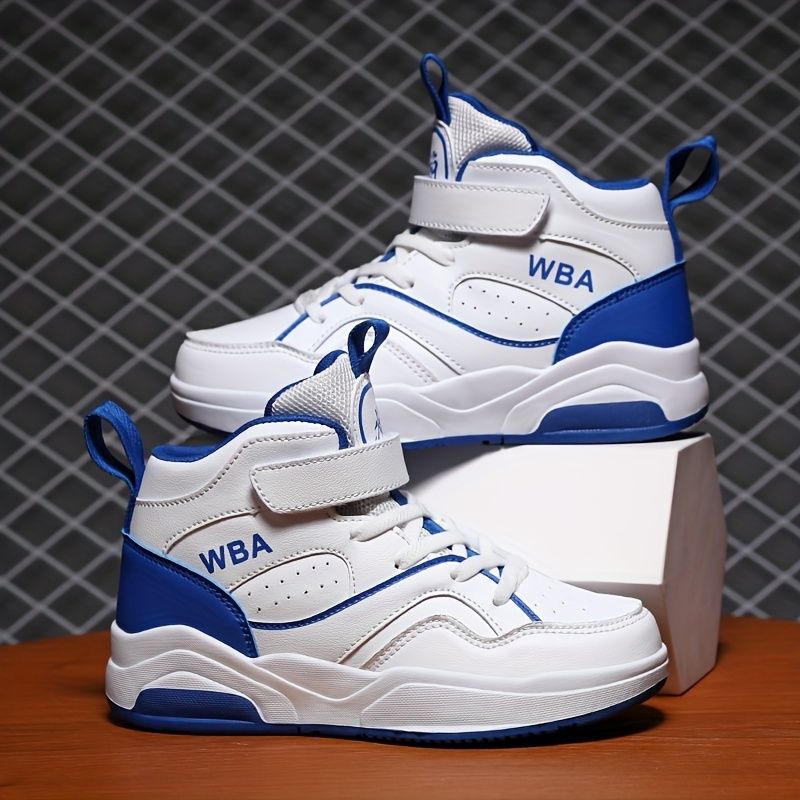 Trendy Cool High Top Boys, Anti Slip Sneakers For Outdoor Walking Running, All Seasons_voghion.com