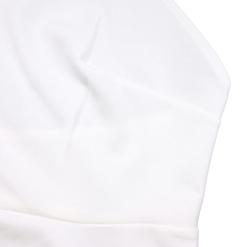 Damenbekleidung Sommermode zweiteilig ärmellos rückenfrei unregelmäßig langer Rock Hose mit weitem Bein_voghion.com