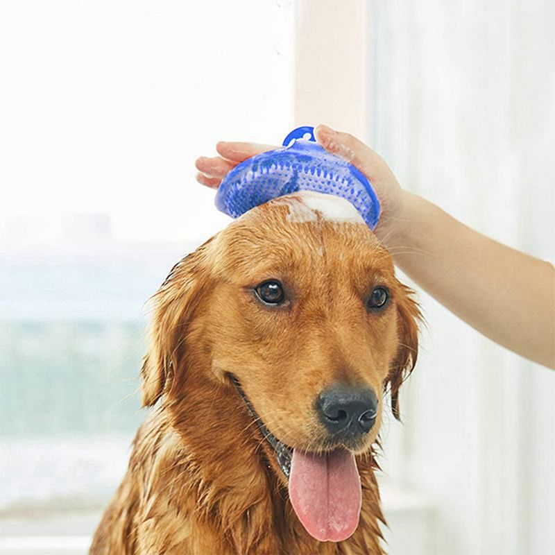 Huisdierreinigingsborstel Hond Katten Bad Zacht Rubber Siliconen Massage Handschoenen Kam Haarverwijderaar Wassen Verzorging Schoonmaken Wasbenodigdheden_voghion.com