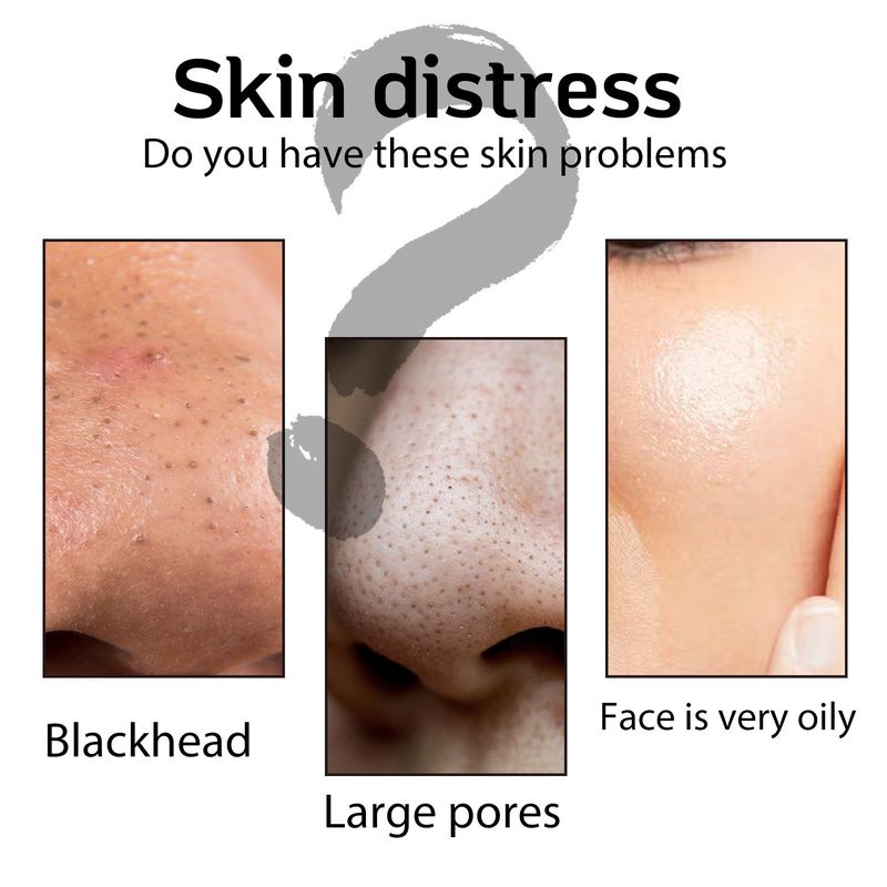 Maschera viso per la cura della pelle delicata con carbone di bambù OUHOE, pulizia profonda, idratazione e applicazione di fango._voghion.com