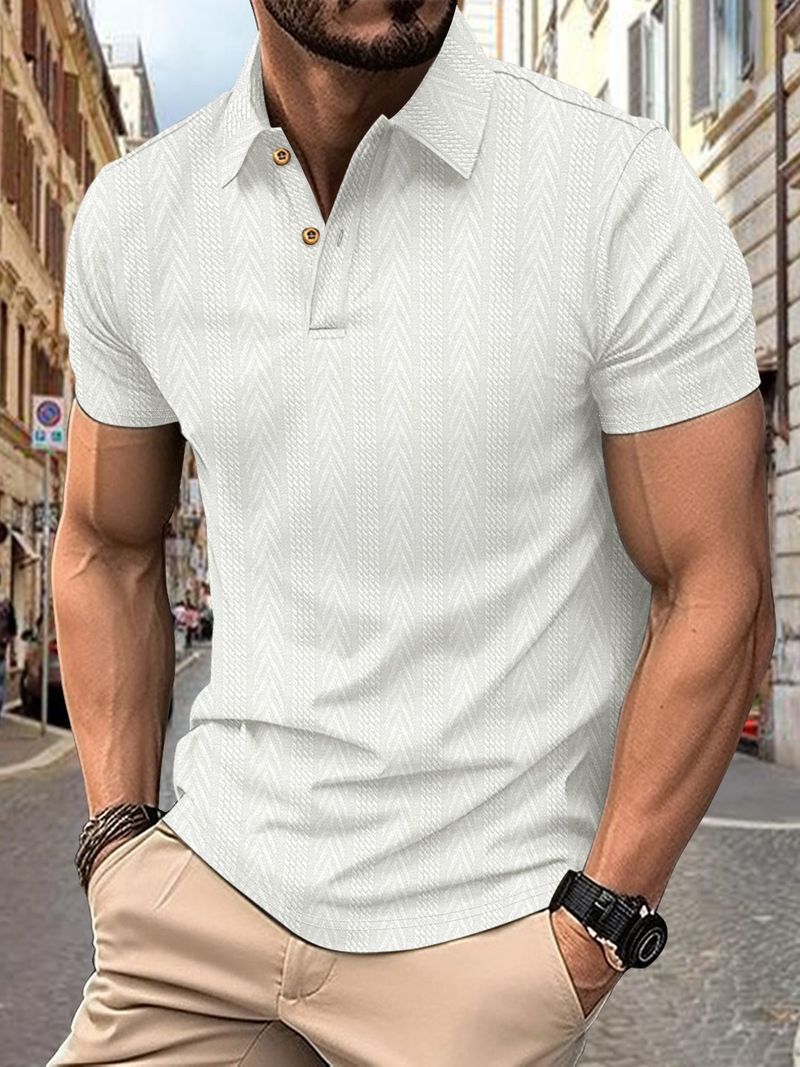 Unbeatable Quality 2024 Summer Outdoor Collar Men's T-shirt Solid Color Short Sleeved Polo Top_voghion.com