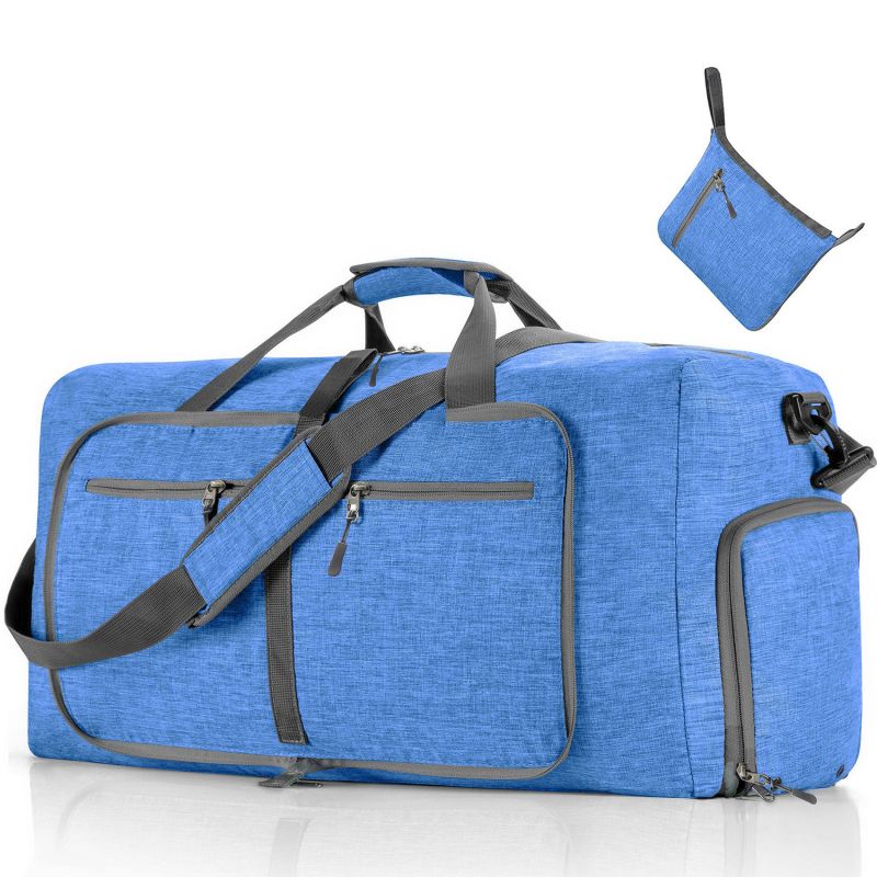 Large Capacity Duffel 85L Shoulder Sports Women Waterproof Oxford Foldable Big Travel Bag Men Fiess Lage Sac_voghion.com