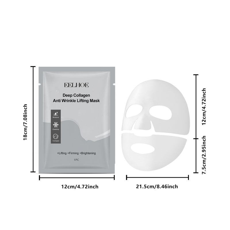 EELHOE Collagen Mask (Bag) Hydrating, Rejuvenating, Firming, Brightening, Moisturizing, Nourishing And Gentle Care Mask_voghion.com