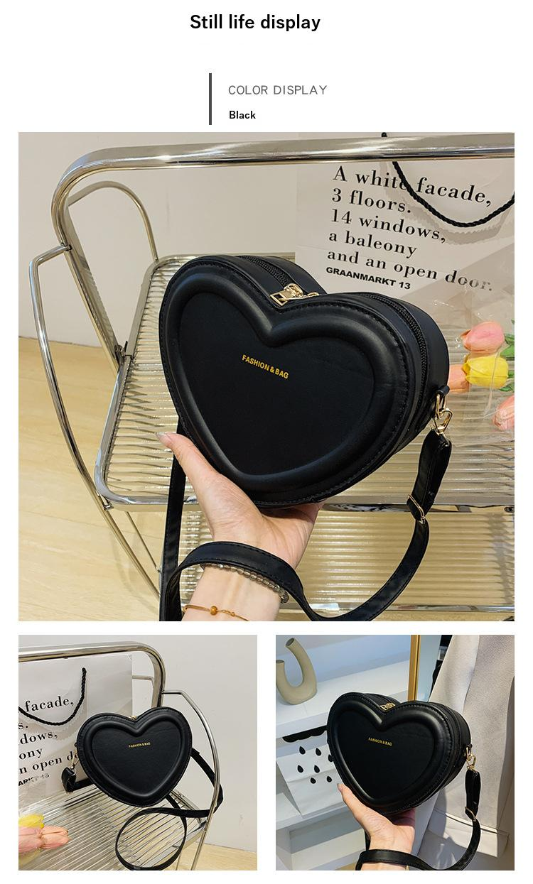 Articolo Carino Cuore Cuore Piccola Borsa Per Le Donne 2023 Nuova Moda Borsa A Tracolla Unica Ins Semplice Stile Occidentale Borsa Singola_voghion.com