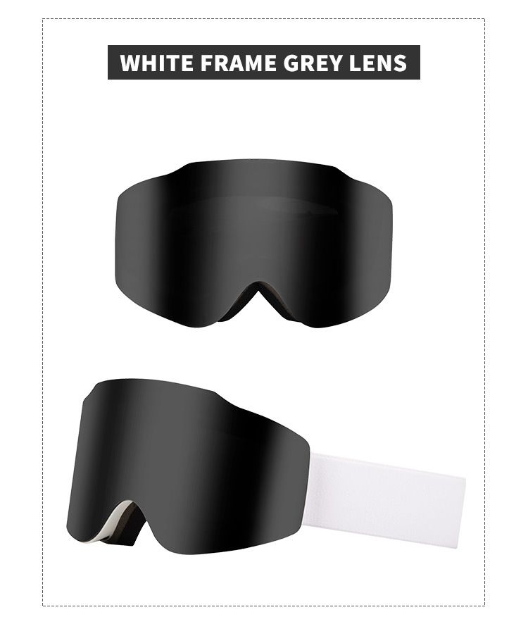 2024 Magnetic Glasses Double layer Goggles UV Ski Windshield Anti Fog Mountaineering Eye_voghion.com