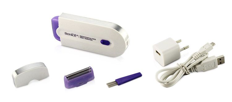 JKO E710 Mini-Haarentferner für Frauen – Wiederaufladbarer USB-Elektrorasierer zur Haarentfernung im Gesicht, in der Bikinizone, unter den Achseln und am Körper_voghion.com