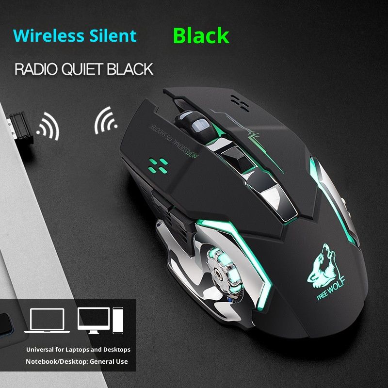 Digitex Digitex Free Wolf X8 Mouse da gioco silenzioso e luminoso con ricarica wireless E-commerce Fonte Produttore All'ingrosso_voghion.com