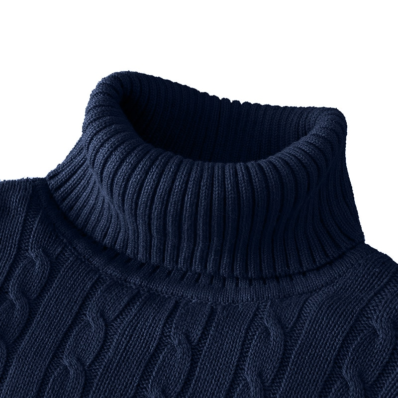 Neue Rollkragenpullover Casual Männer Rollkragen Gestrickte Kazak Sıcak Halten Männer Jumper Yün Kazak_voghion.com