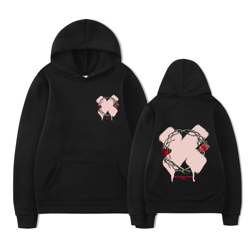 Felpa con cappuccio unisex con stampa di lettere di nuova moda per uomo e donna autunno inverno_voghion.com