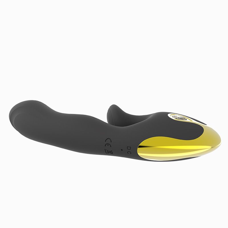 Grand vibromasseur électrique noir sexy pour femme, accessoire sexuel à insertion directe_voghion.com