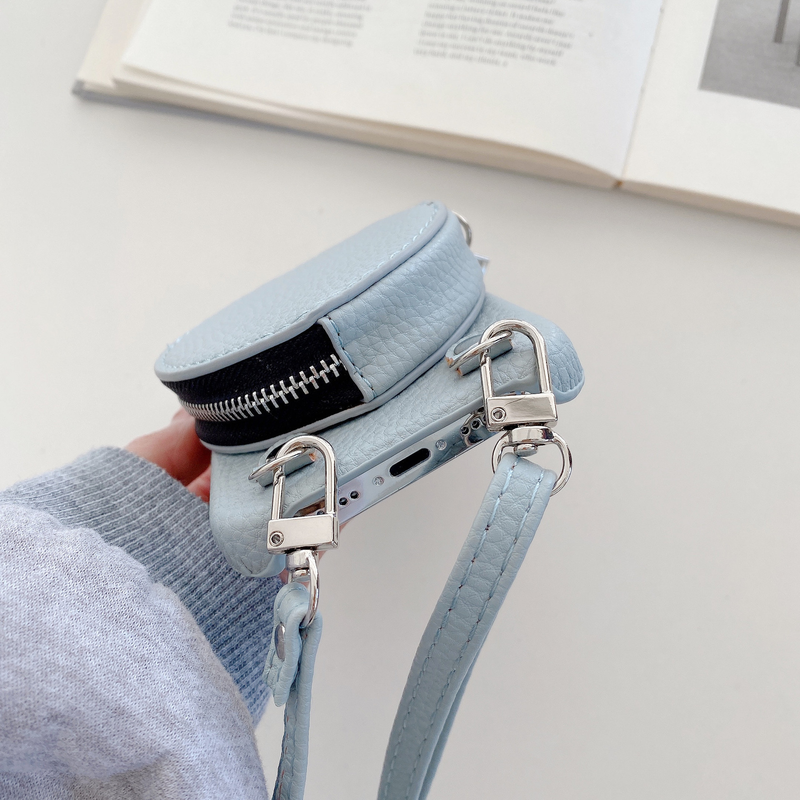 Mobile phone case coin purses are suitable for Apple 15 mobile phone cases iPhone14Pro max protective cover 13 love all-in-one package_voghion.com