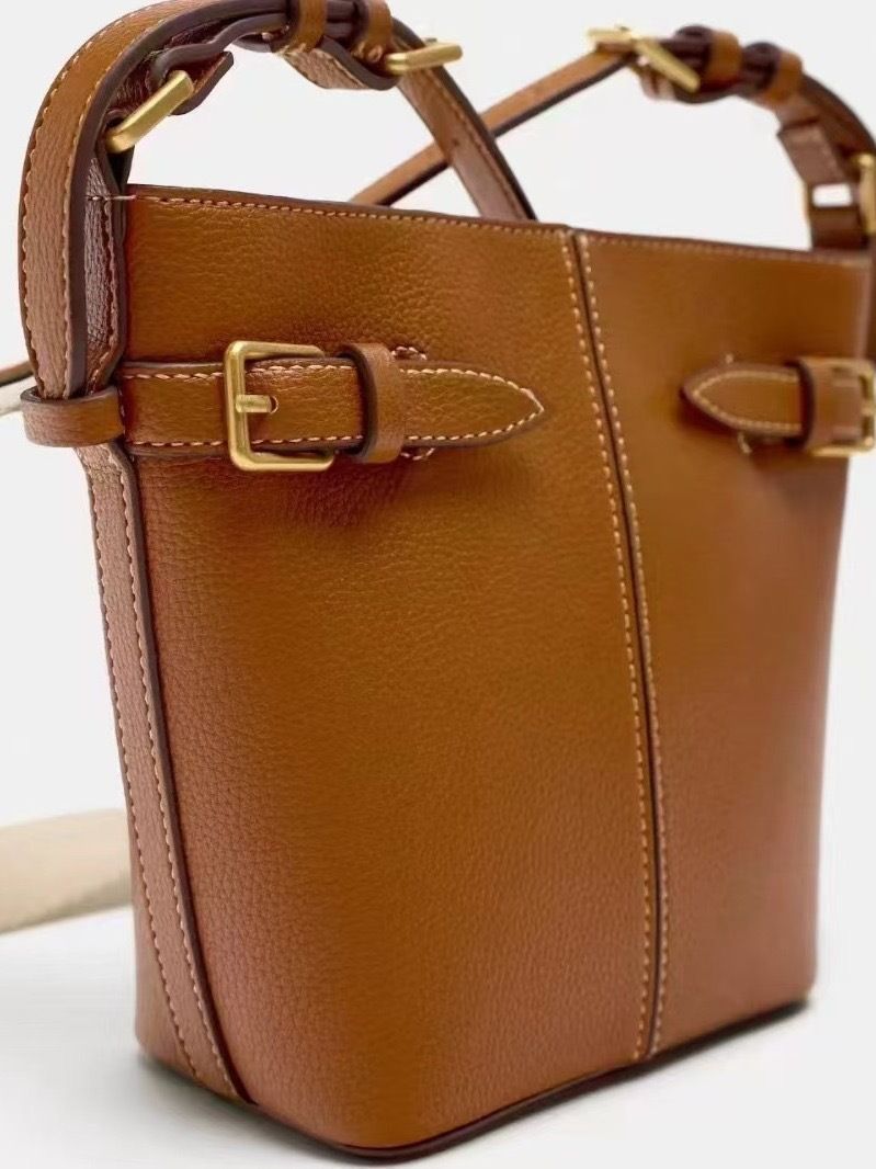 Borsa da donna di alta qualità, multifunzionale alla moda, borsa a tracolla, borsa a secchiello vintage_voghion.com