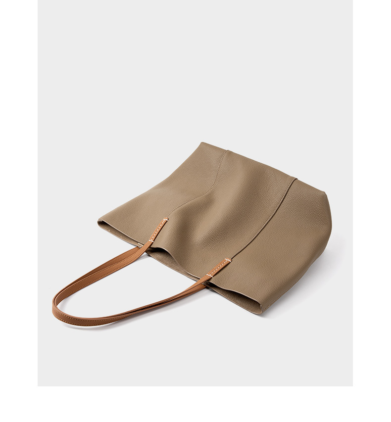 Ms. 2025 New Head Leder handgefertigte Pendlerhandtasche, große Kapazität Handtasche Schultertasche, große Tasche_voghion.com