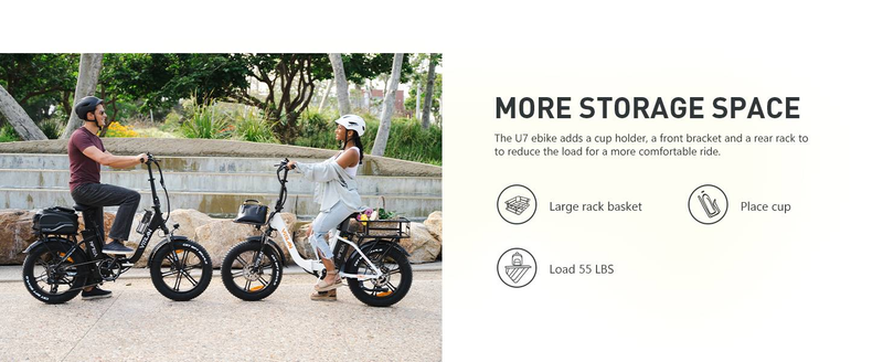 Vélo électrique pliable Vitilan U7 2.0 à gros pneus 20 x 4,0 pouces, moteur 750 W, 48 V, 20 Ah_voghion.com