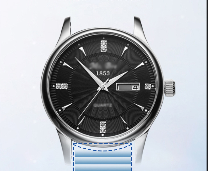 Horlogebanden Seven Pearl roestvrij staal voor GT4/3 metalen slimme strikgesp horlogeband_voghion.com