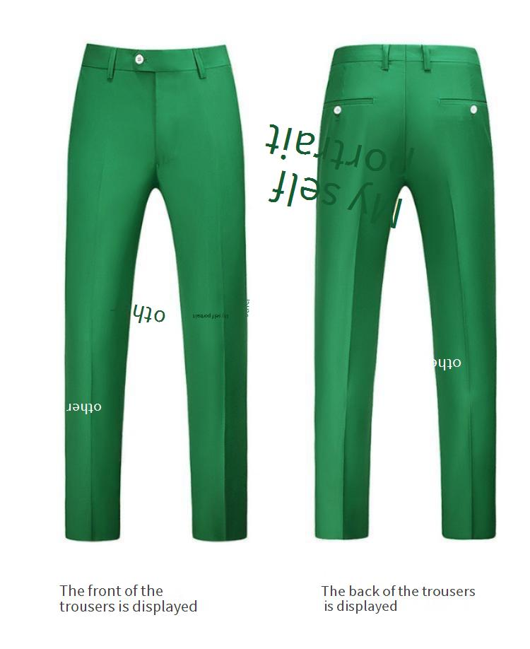 Men's Clothing Suit Three Piece Suit Quality Slim Fit Large Size Business Formal Work Groomsmen Suit_voghion.com