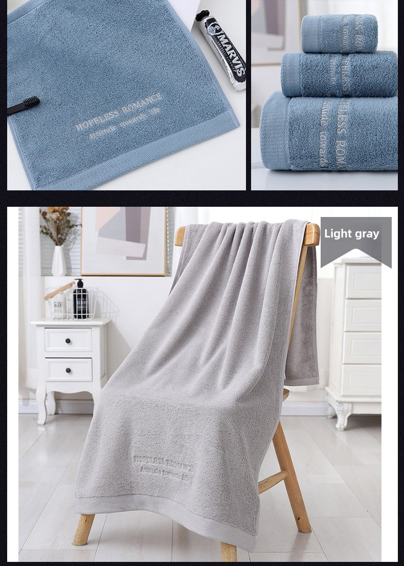 Premium Thick 100% Cotton Face Towel - Soft & Absorbent For Hotels & Home Use_voghion.com