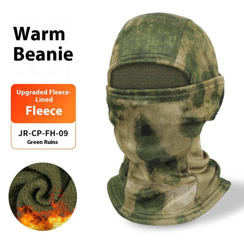 Camouflage Balaclava Face Mask For Outdoor Activities - Windproof, Sun Protection, Quick-Dry, Fleece-Lined Options Available_voghion.com