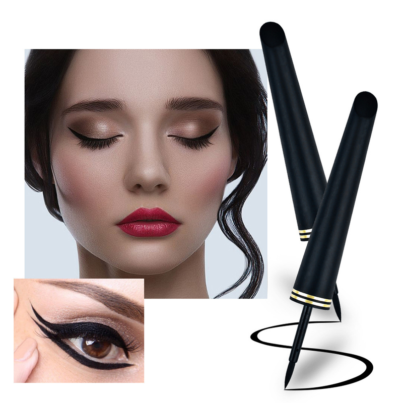 1 pz NUOVO Eyeliner liquido impermeabile nero a lunga durata, penna per eyeliner, matita per trucco, strumento di bellezza cosmetico facile da indossare_voghion.com