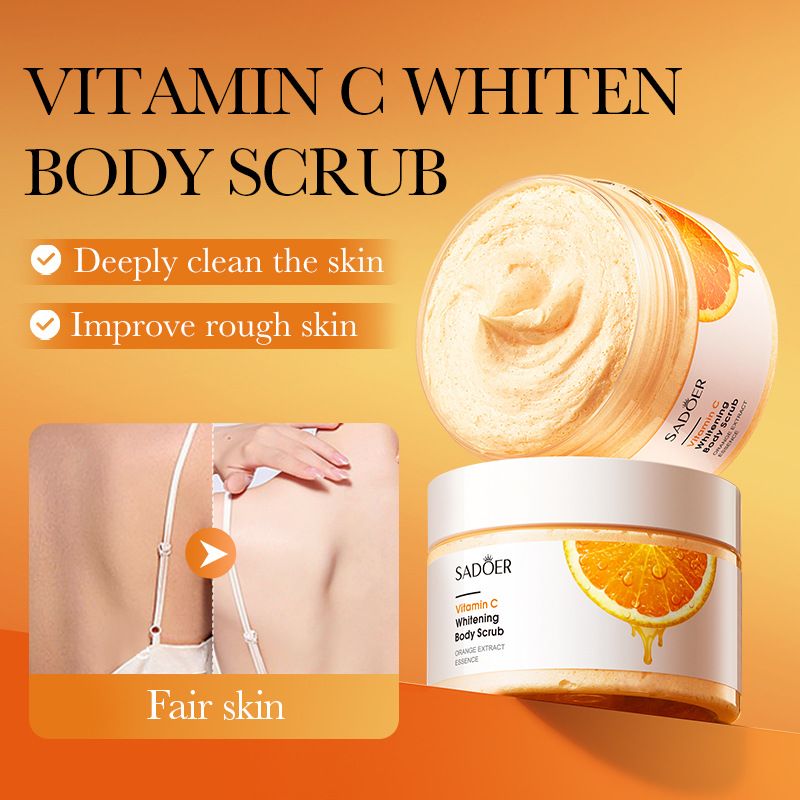 SADOER Vitamine C Whitening Body Exfoliërende Scrub_voghion.com