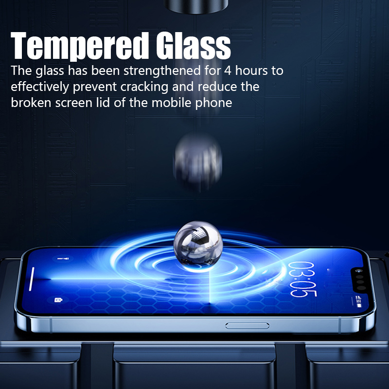 3Pcs Tempered Glass For IPhone 11 12 13 14 Pro Max 6 6s 8 7 Plus Screen Protector For iPhone 12Mini 13Mini XSMAX X XR SE2020 Full Cover Glass_voghion.com