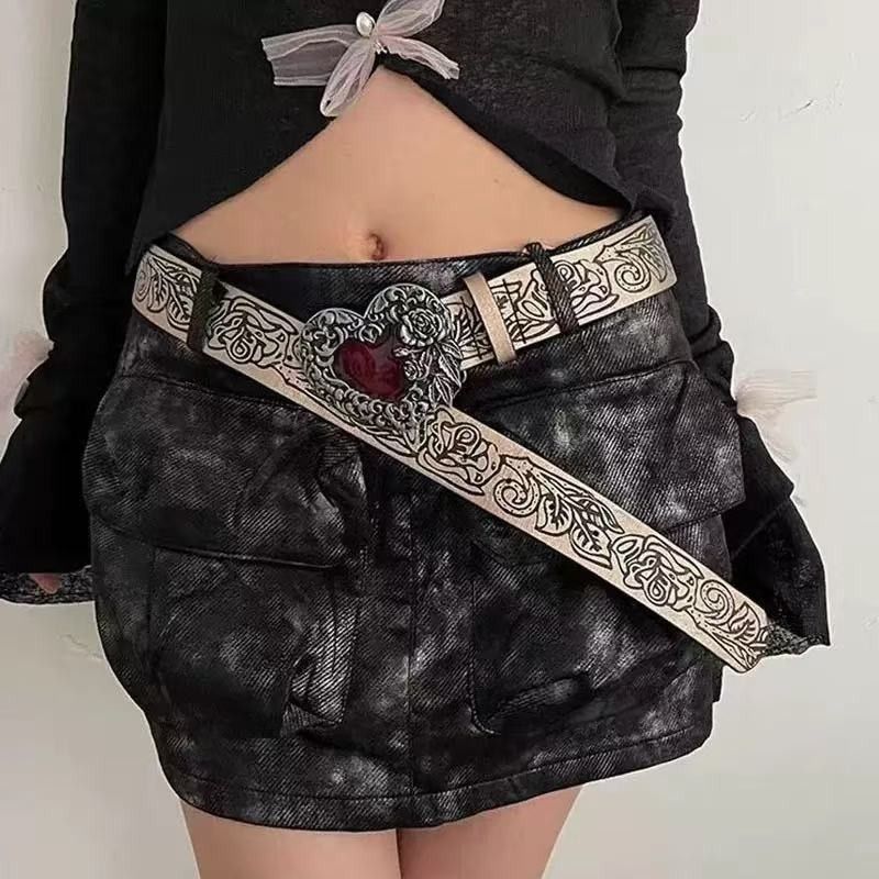 Gürtel Herzförmig Vielseitig Braun Gürtel 2025 Neu_voghion.com