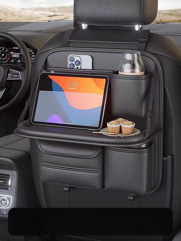 Autoaufbewahrung Aufbewahrungstasche Auto Rücksitz Aufbewahrungstasche Heckablage Transparent Visuelle Hecktischplatte_voghion.com
