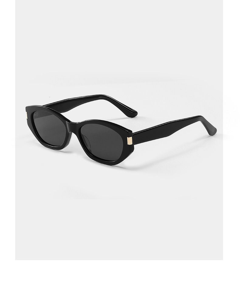 Cat Eye Polarisierte High-End-Sonnenbrille aus bernsteinfarbenem, rotbraunem Schildpatt-Acetat für Damen_voghion.com