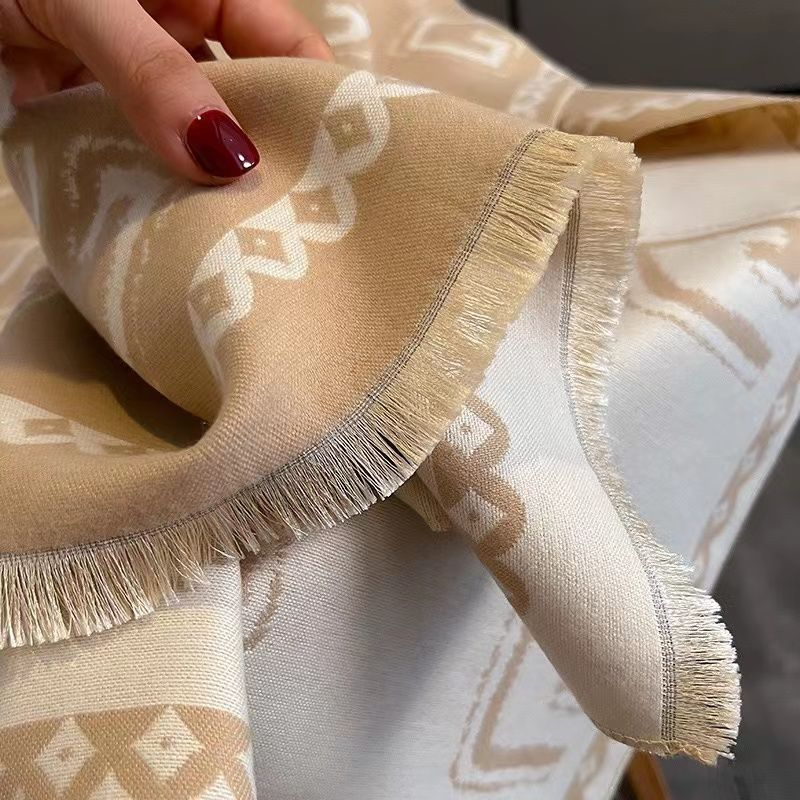 New Fashion Anti Cashmere Scarf for Women Confirmed Warm Temperament Student Couple Style Shawl Wrapped Over Winter_voghion.com