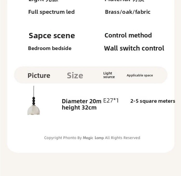 Lampada a sospensione vintage in stile americano Nanyang per camera da letto, comodino, corridoio, sala da pranzo, bar_voghion.com